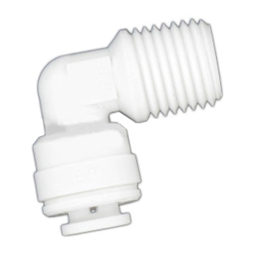 Elbow Check Valve Stainless Steel - 1/4" Push-in x 1/8" MPT
