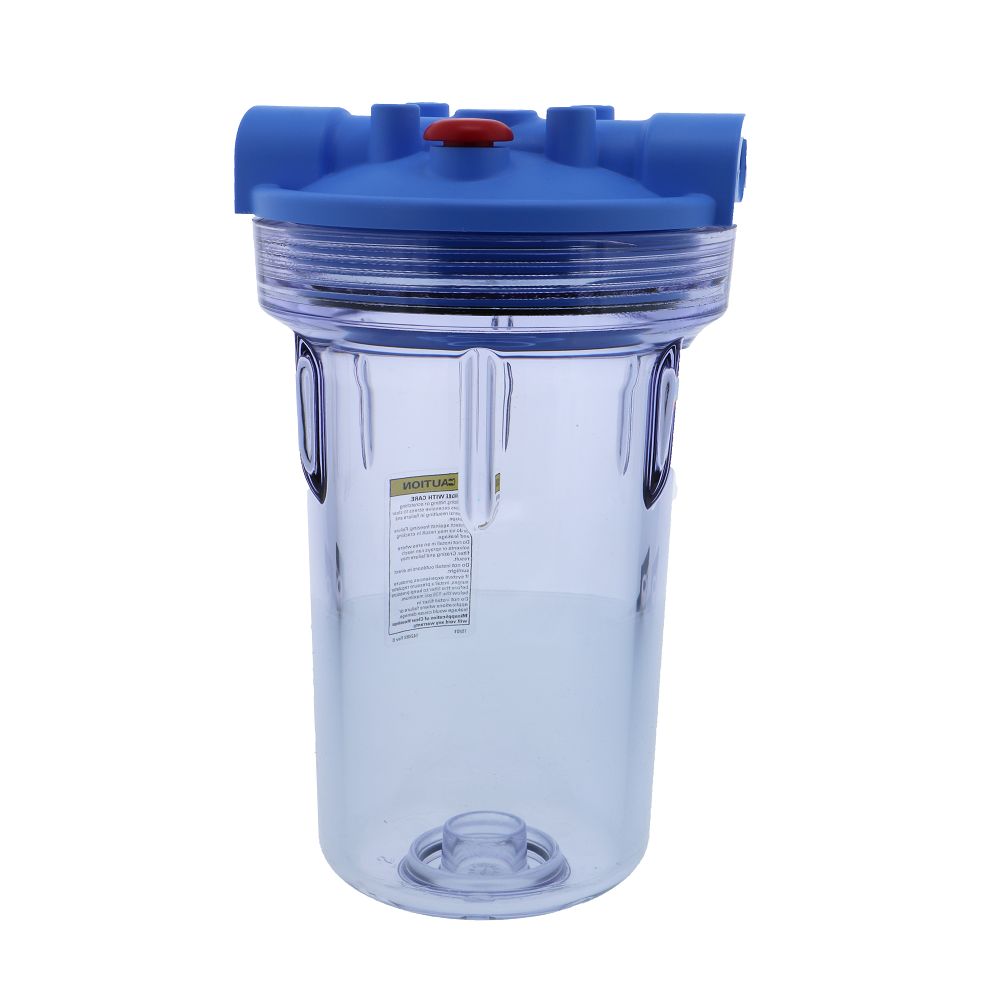 Pentek 10" 3G Slim Line Filter Housing Blue/Clear MB w/ PR - 1/2" FPT