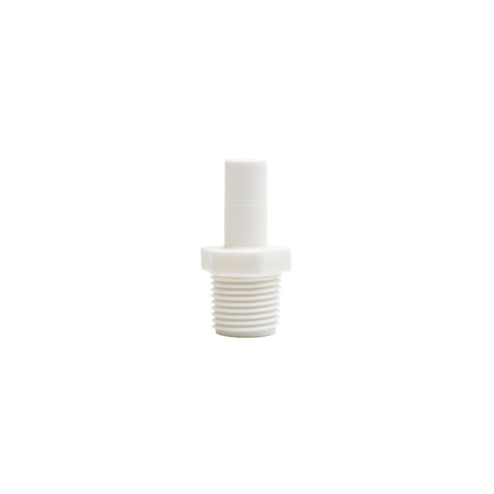 DMfit Stem Adapter Acetal White - 1/2 Stem OD x 1/2" NPTF