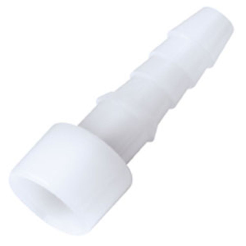 TFFD02MWHT Valved Hose Barb Fitting Body 1/8 ID Barb