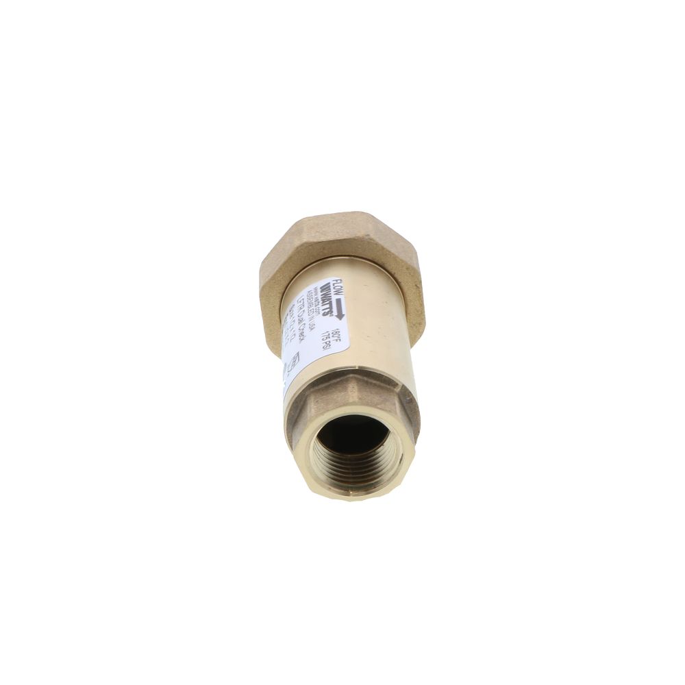 Watts LF7RU2-2 Lead Free Dual Check Valve 1/2 Union FPT x 1/2 FPT