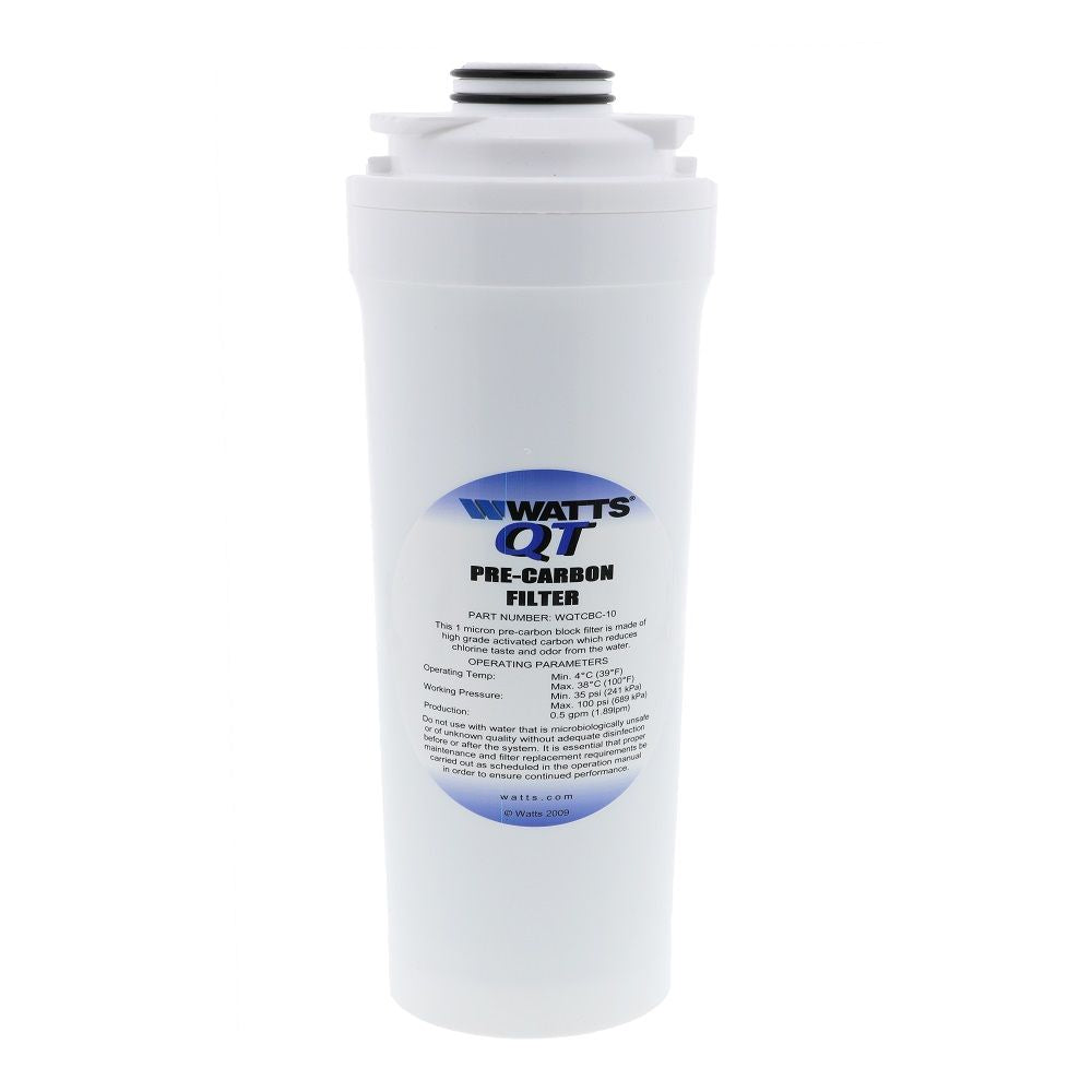 Watts WQTCBC-10 QT Quick Twist Carbon Block Prefilter