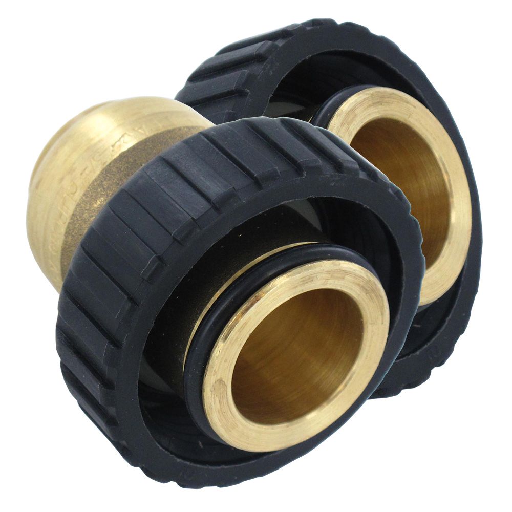 Clack WS1 V3007-13 Fitting 1" Brass SharkBite Assembly