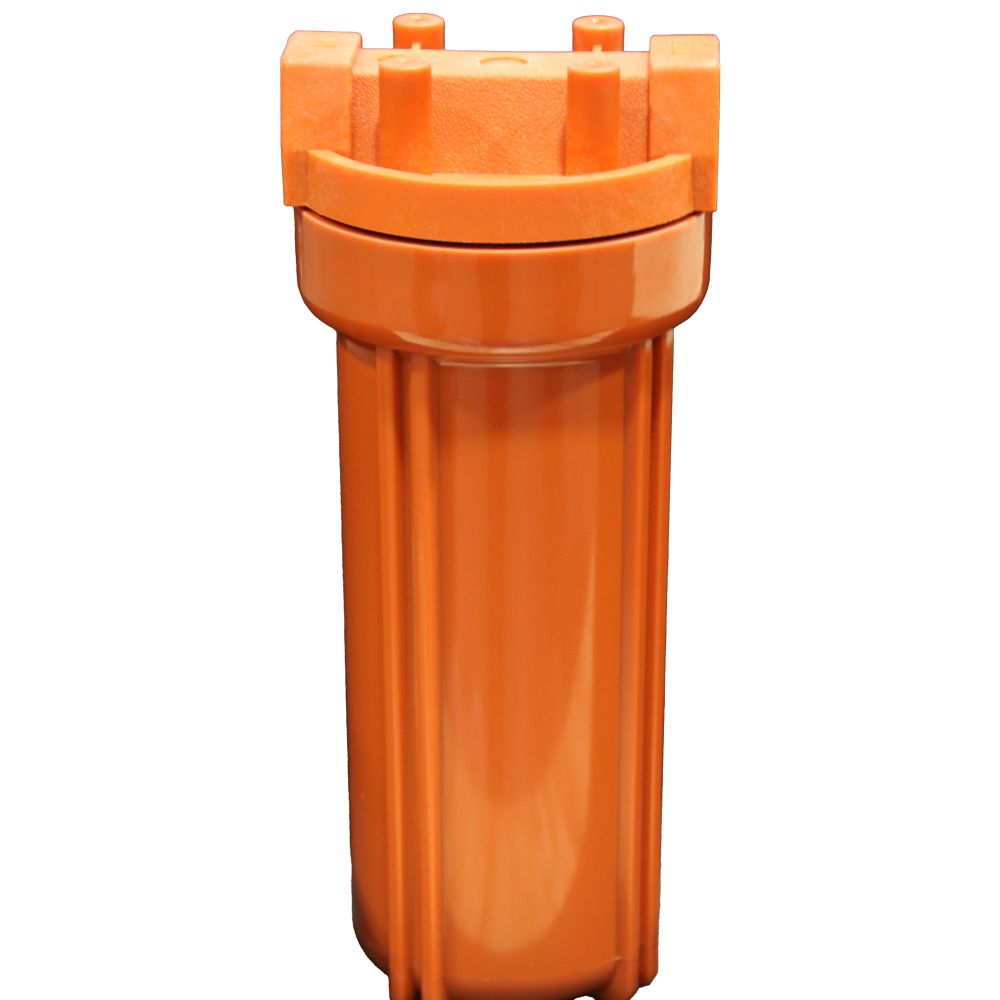 NeoPure 10" Standard Rib Cap High Temp Housing NSF Red Cap/Red Sump no PR - 3/4"