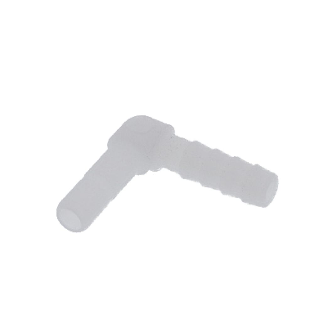 Kynar PVDF Tube Stem 90 Barb - 1/4