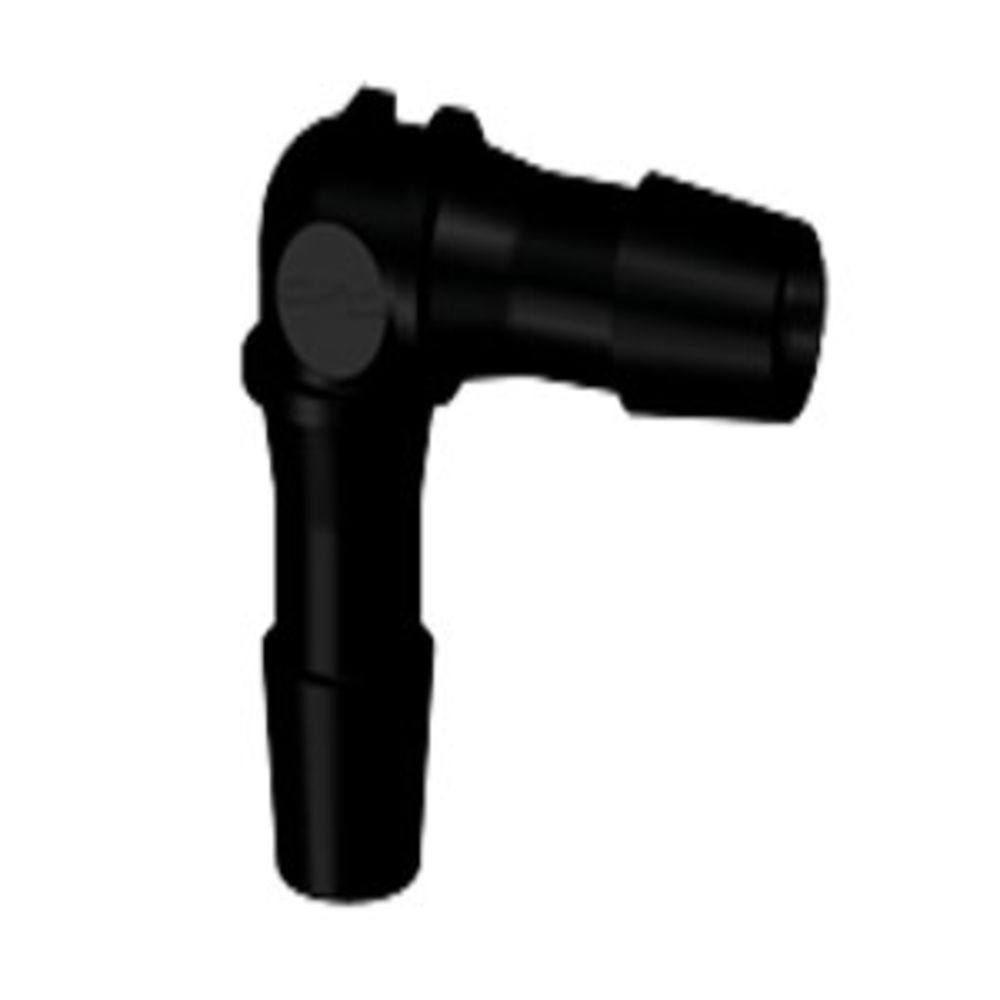 HE1231 Elbow Fitting Black Nylon 3/8 HB X 3/8 HB