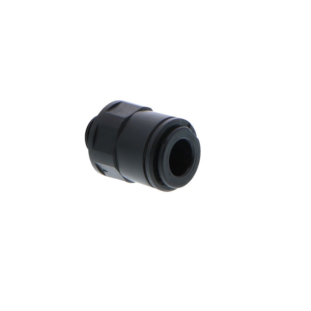 John Guest Male Connector BLACK ACETAL - 8mm x 1/8 BSPP