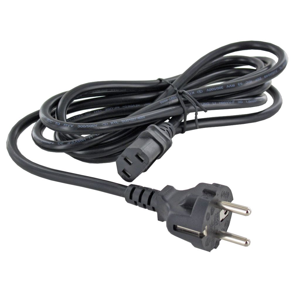 Pure Water 7276B European Power Cord IEC 250 VAC