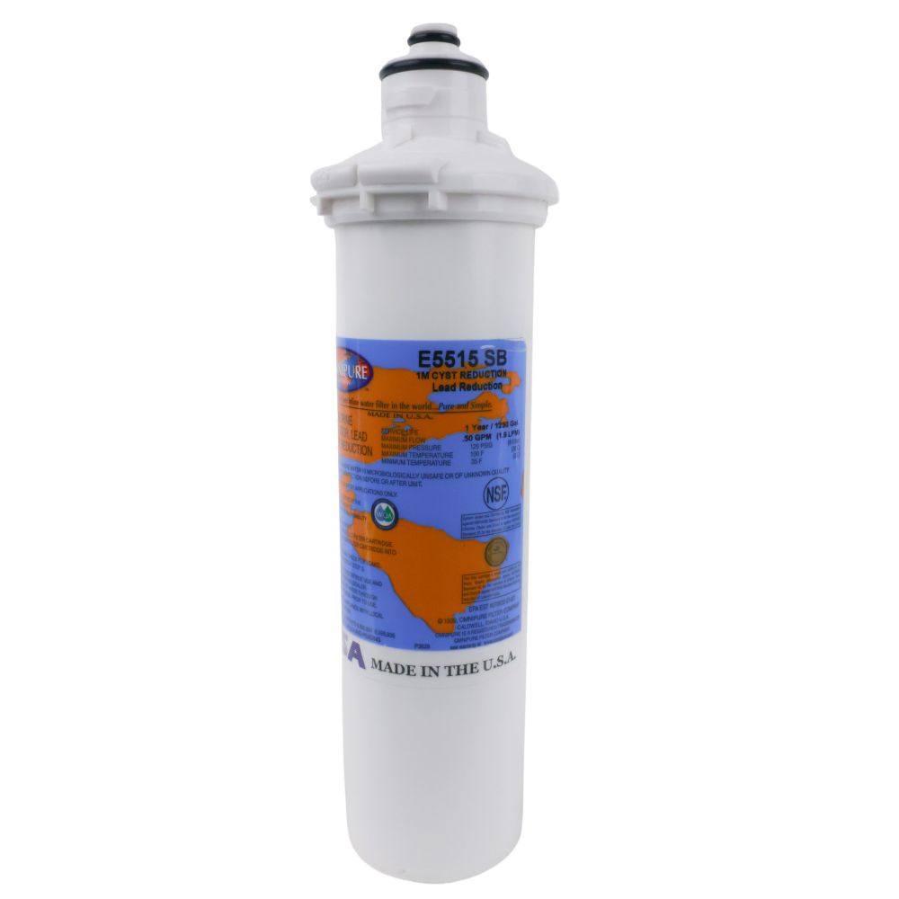 Omnipure E5515 Everpure Compatible 1M CTO/Cyst/Pb - 1250 gal Filter