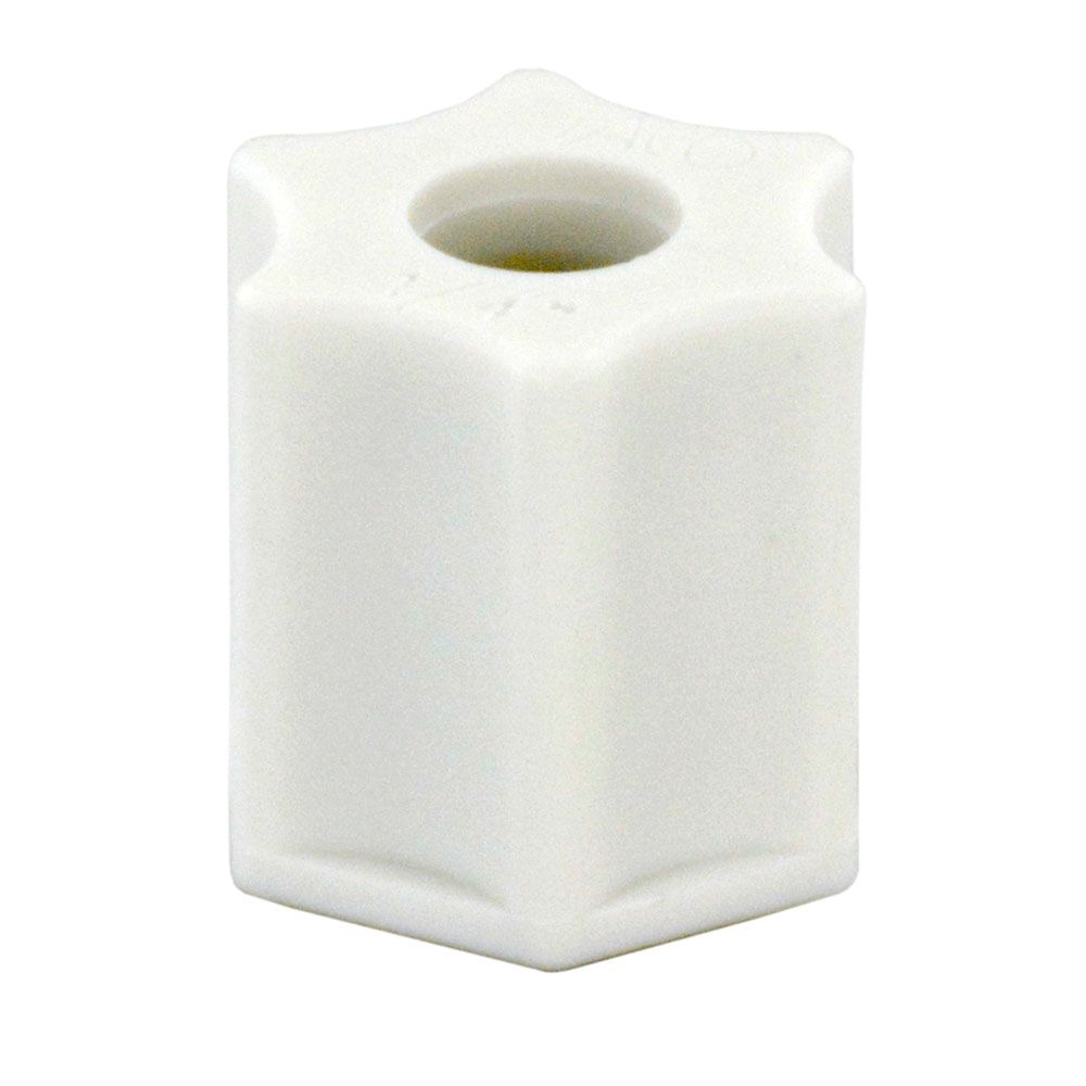 JACO P-PG-4 Polypropylene Plastic Gripper Nut 1/4 OD Tube