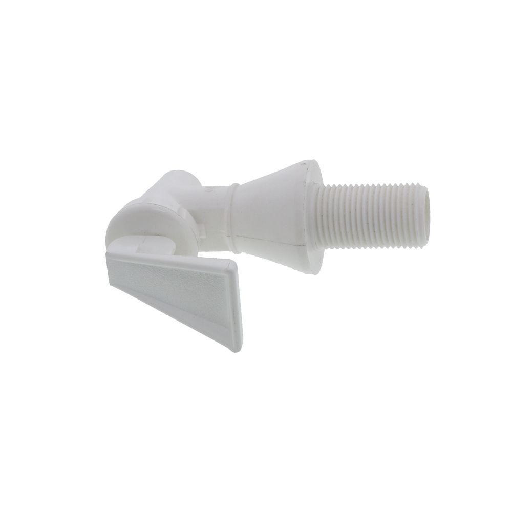 Oasis White Water Cooler Faucet Belled With Male Threads
