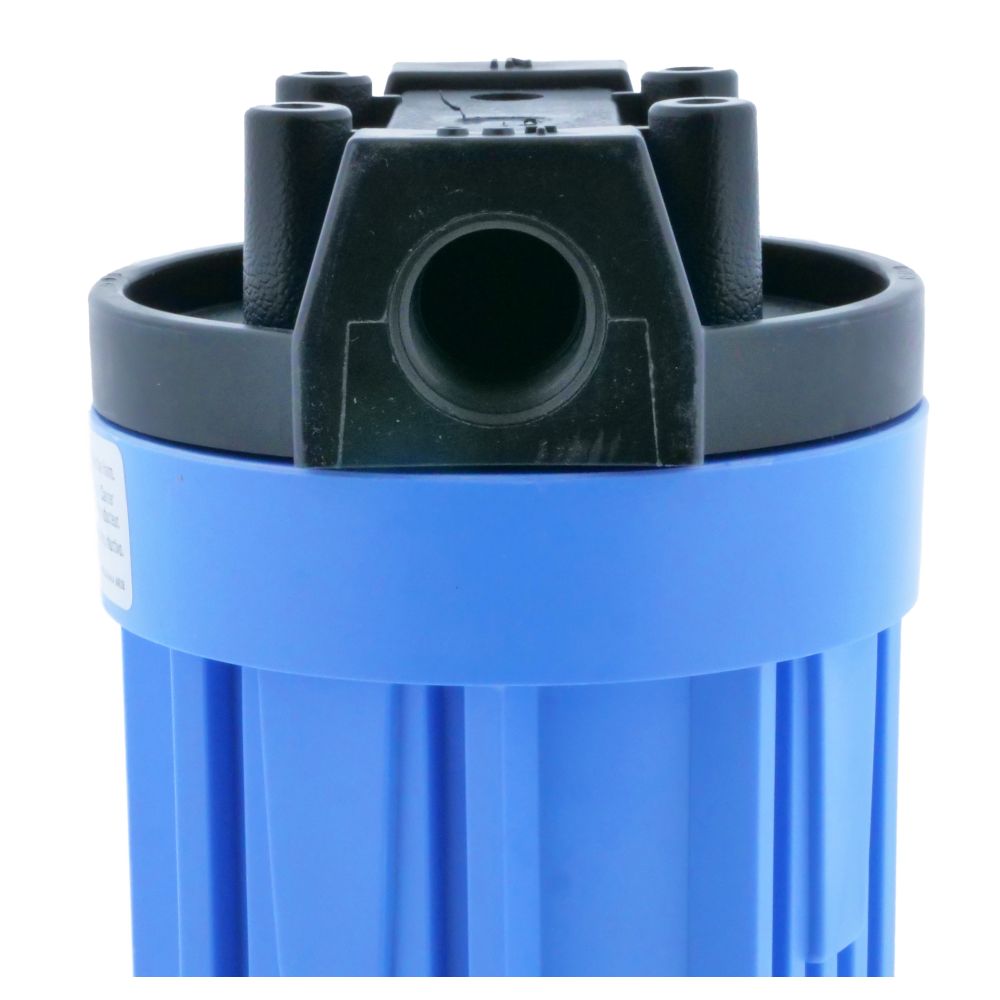 Pentek 150068 10" Standard Water Filter Housing Black/Blue No PR - 3/4" FPT