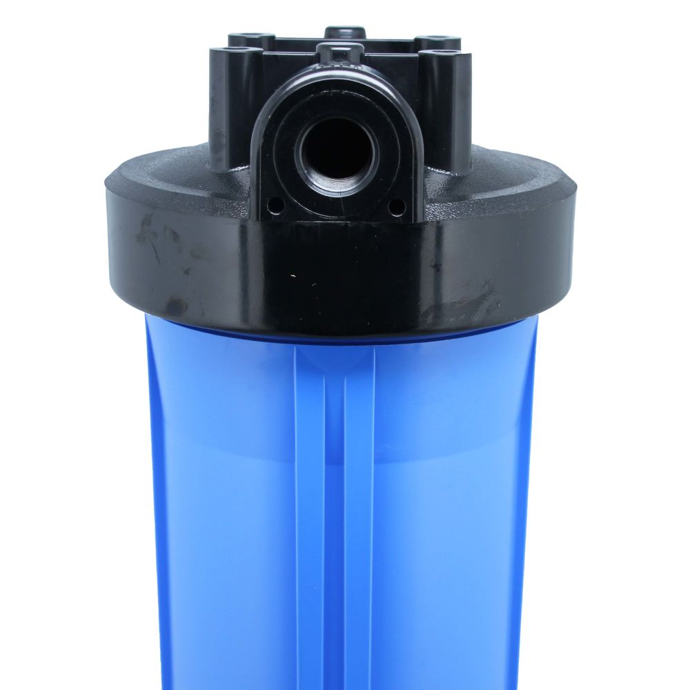 20" Neo-Pure Big Flow Filter Housing Blue Sump/Black Cap 1" without Pressure Relief