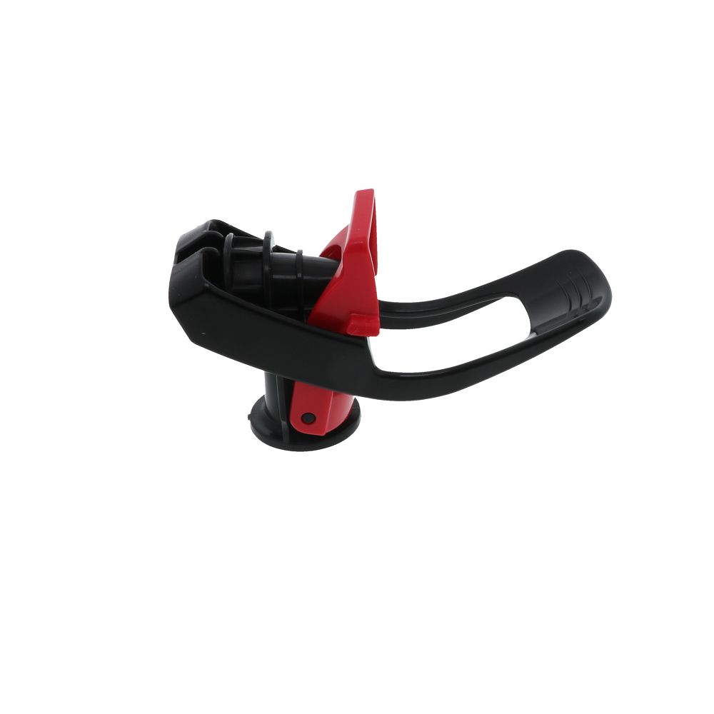 Oasis 036076-101 Hot Water Black Cooler Faucet Assembly with Red Lever for Odyssey Cooler