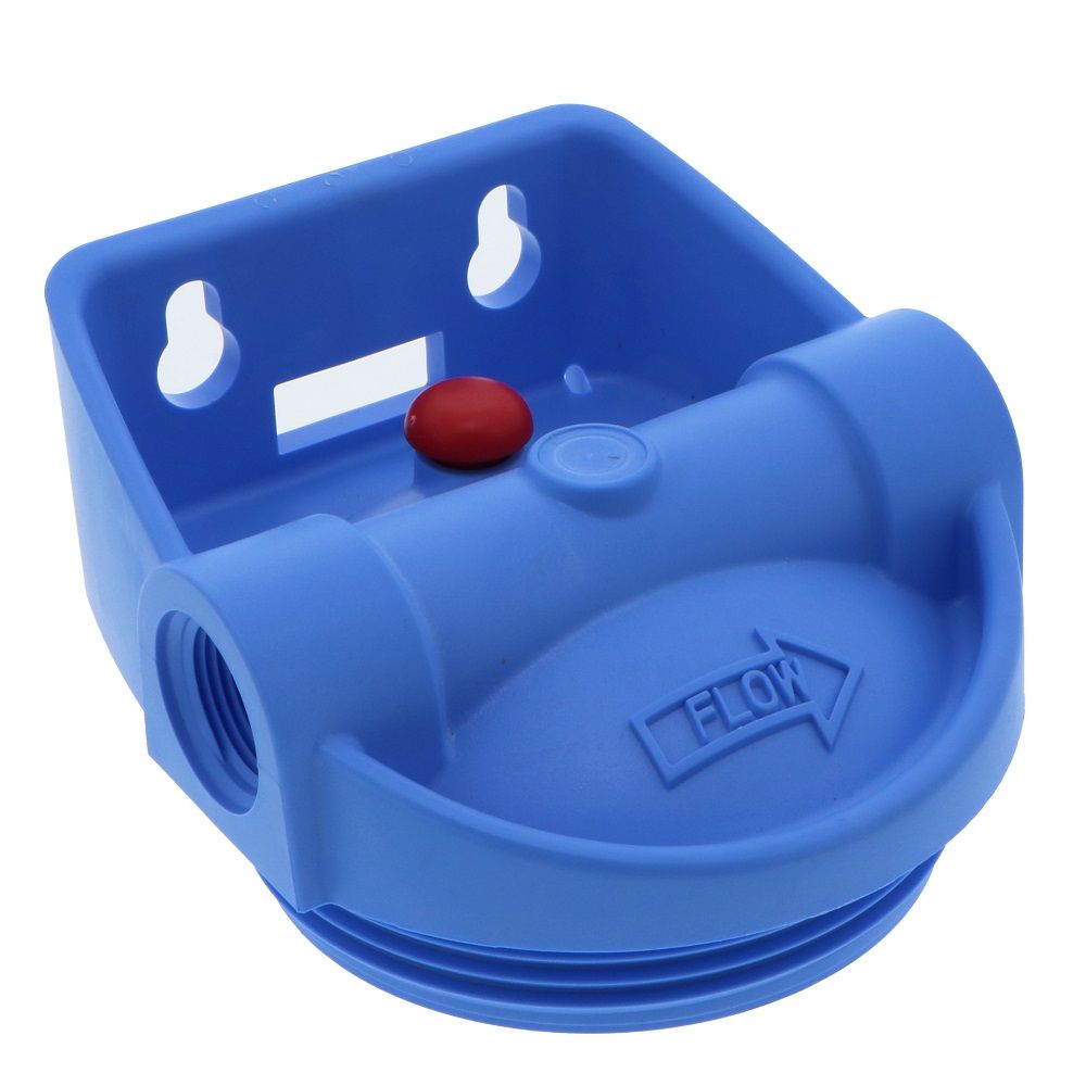 Pentek 150568 20" 3G Standard Filter Housing Blue/Clear IB w/ PR - 3/4" FPT