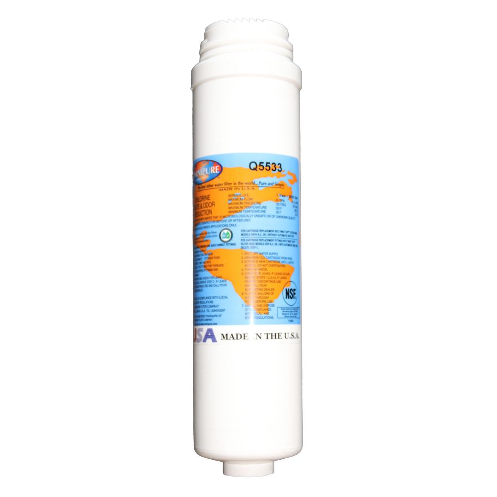 Omnipure Q5533 GAC Post Filter 10" x 2.5"