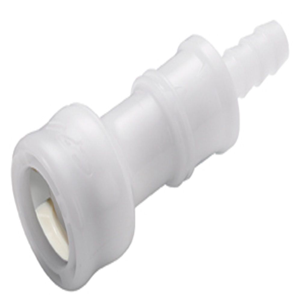 BACD17006 Valved Hose Barb Coupling Body 3/8 ID Barb