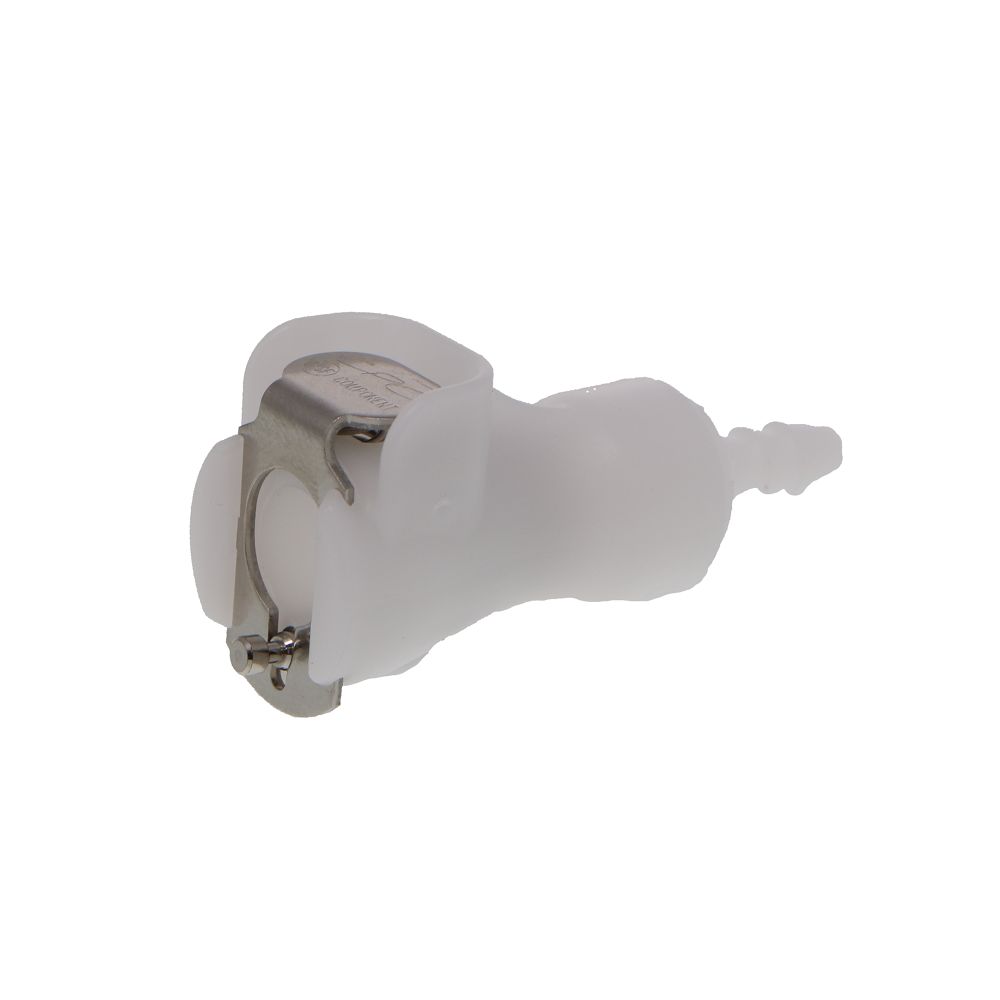 13300 NSF Valved In-Line Hose Barb Coupling Body 1/8 ID Barb