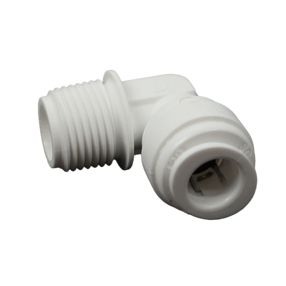 Male Elbow Acetal 3/8 qc x 3/8 MNPT