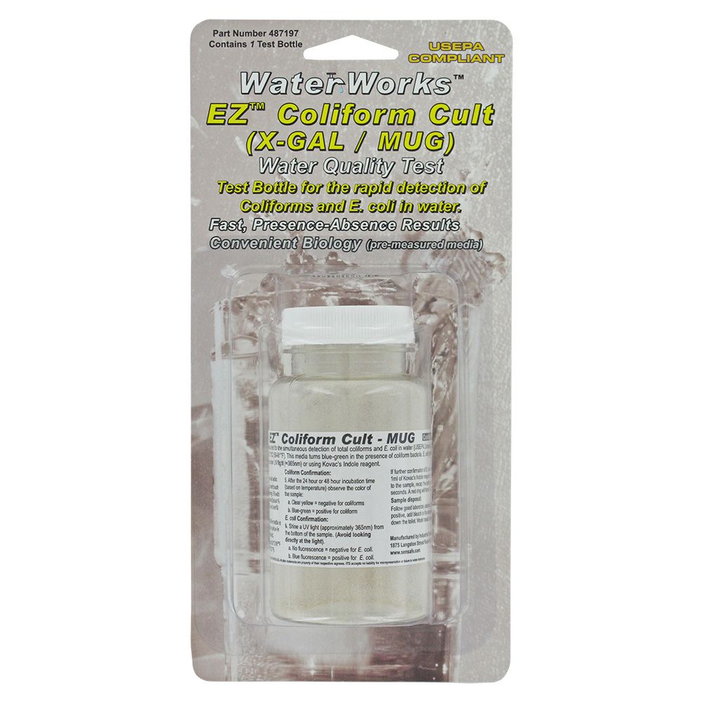 Waterworks EZ Coliform Cult - MUG 487197