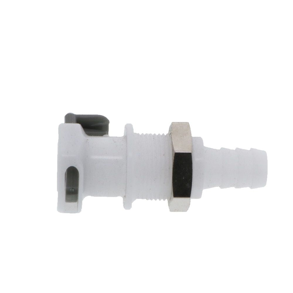 APC16006 Panel Mount Hose Barb Coupling Body 3/8 ID Barb