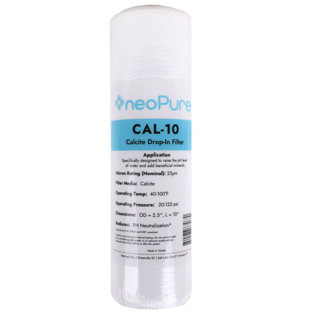 2-1/2" x 10" pH Neutralizing Calcite Filter Cartridge