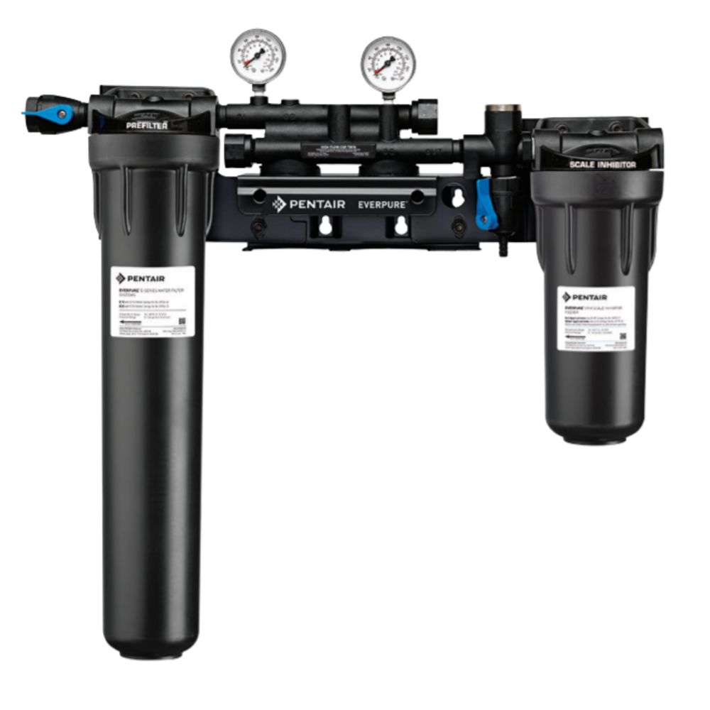 Everpure EV9294-22 High Flow CSR Twin Manifold with 20" Prefilter