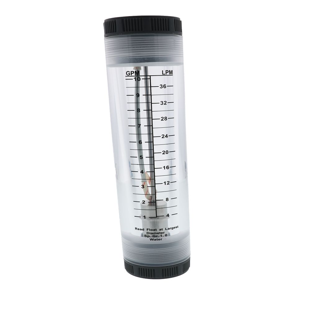 Axeon 204246 Inline Flow Meter 1-10 GPM, 1" FPT