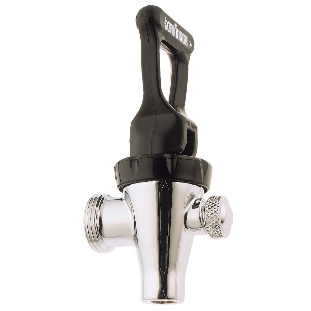 Tomlinson 1000583 SC-1 Series Metal No-Drip Hot Beverage Dispensing Faucet w/ Chromed Brass Bonnet