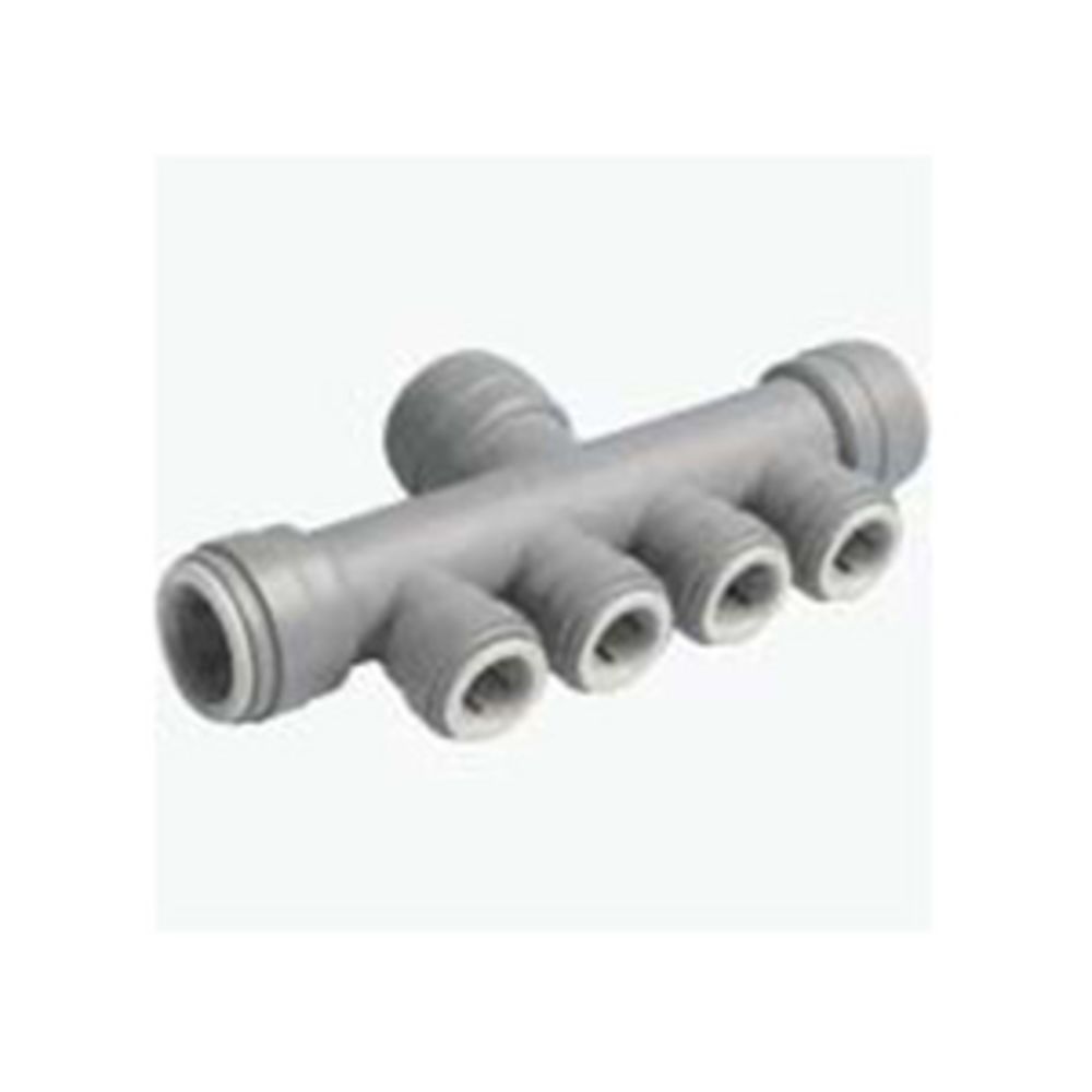John Guest Manifold 4-Port Rail - 22mm x 15mm