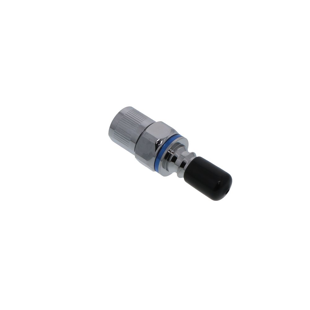 LQ4D20006BLU Valved In-Line 3/8" PTF Liquid Cooling Coupling Insert Cool Blue