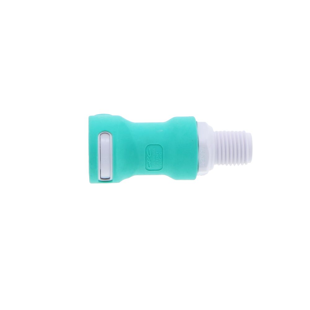 NS4D1000406 ABS Valved Male Thread Coupling Body 1/4 NPT