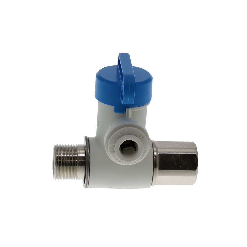 John Guest Angle Stop Adapter Valve Lead-Free - 3/8 x 3/8 x 1/4