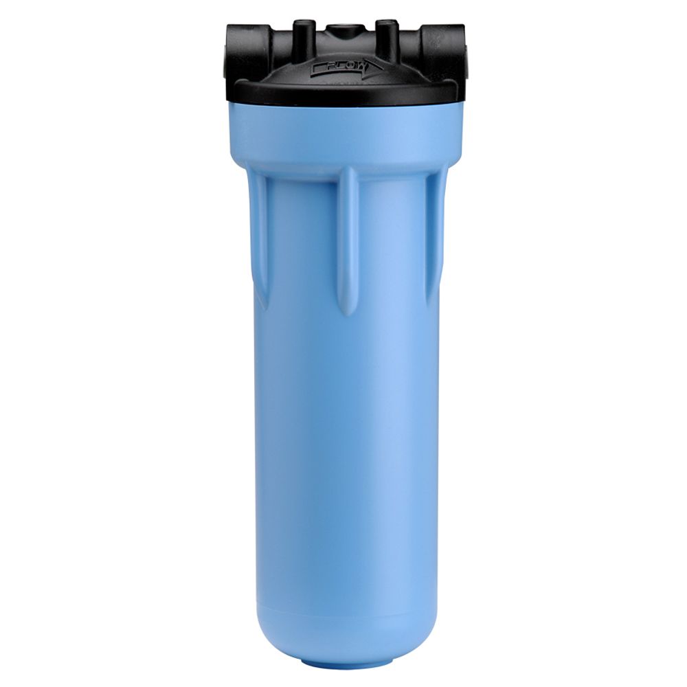 Pentek 10" 3G Slim Line Filter Housing Black/Blue MB No PR - 3/8 inch