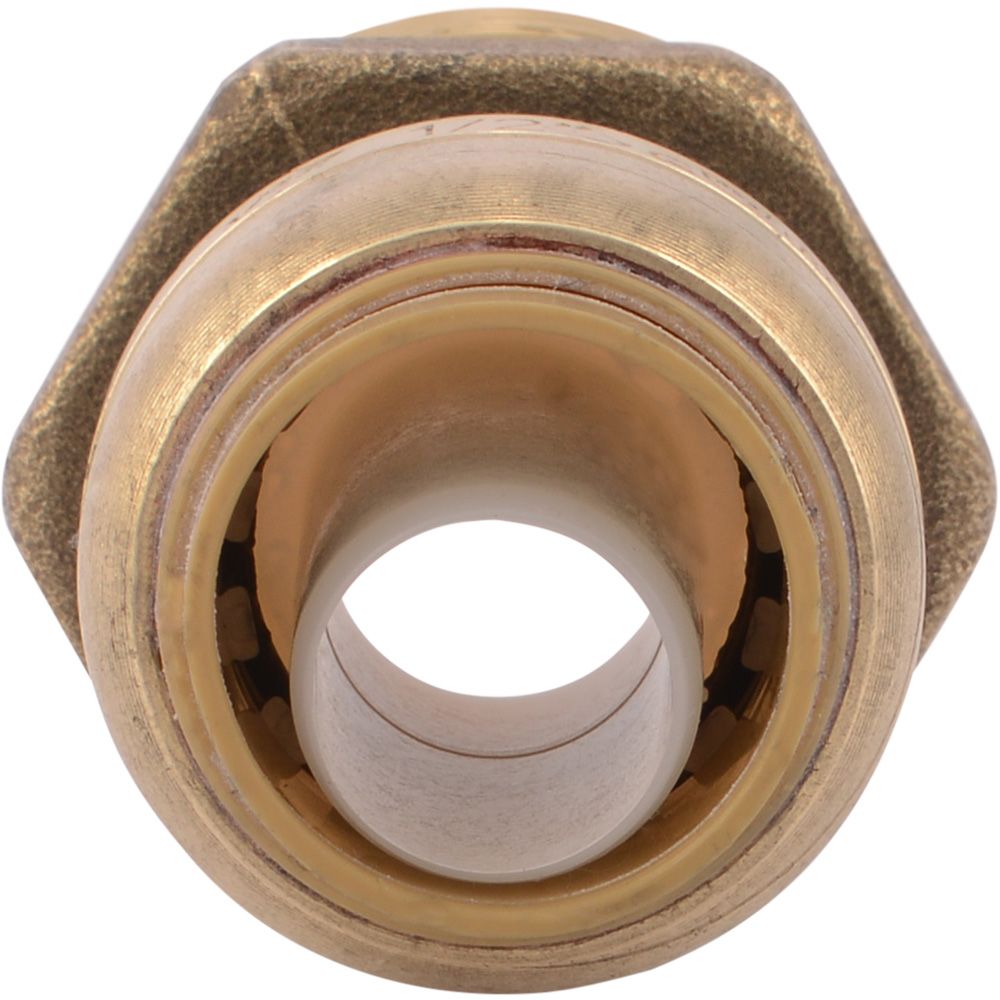 SharkBite® U116LF Lead-Free Brass Push-to-Connect Male Adapter - 1/2" x 3/4" MPT