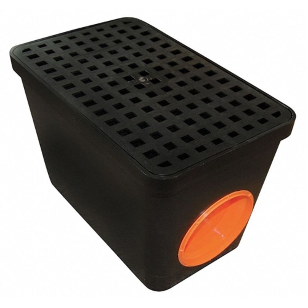 TUF-TITE 2 Hole Drain Sump box, 14"L x 9"W x 9"D, 2HDS-2B