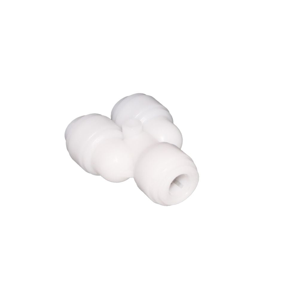 NeoFit - Acetal White Two Way Divider 3/8" in x 1/4" out