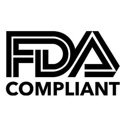 FDA compliant logo on a white background