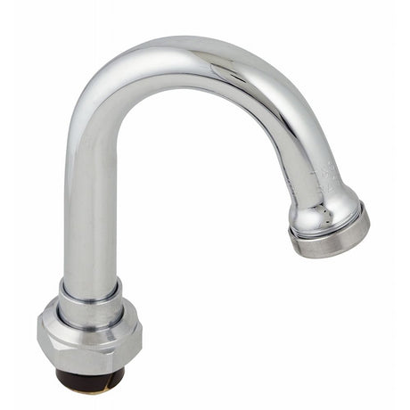 T&S Brass 133X Swivel Gooseneck Faucet, 5-11/16 Spread, 10-3/8 H, 6-3/8 Clearance