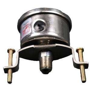 Water Pressure Gauge 160 PSI, 1/8" MPT, 1.5" Plastic Dial, Center Back Uclamp, SS Case