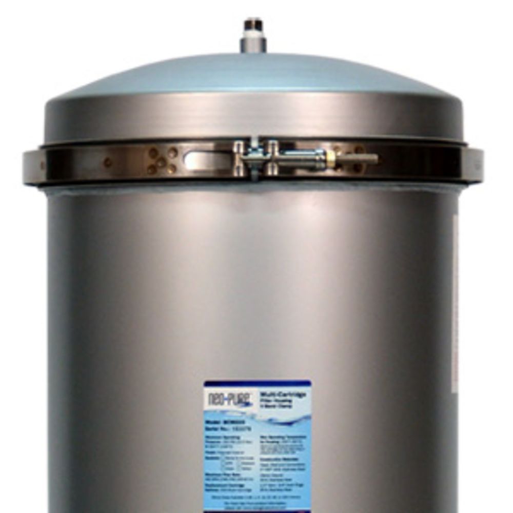 Neo-Pure BCM22 30" Multi-Cartridge Stainless Steel Housing