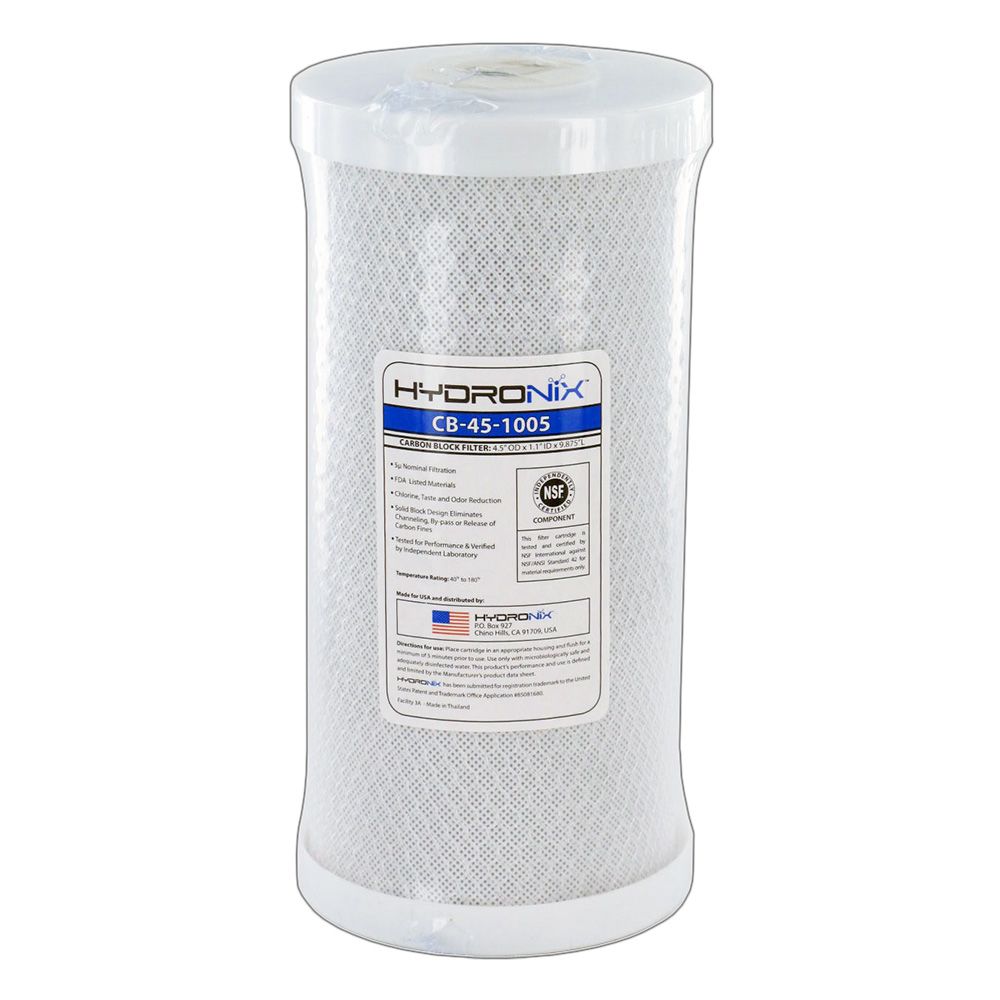 CB-45-1005 9-7/8 x 4-1/2 Coconut Shell Carbon Block 5 mic