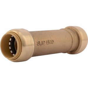 SharkBite® U3016LF Lead-Free Brass Push-to-Connect Slip Coupling - 3/4" x 3/4"