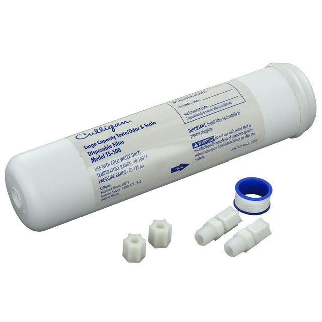 Culligan TS-500 Large Capacity Taste/Odor Scale-Inhibiting Inline Filter