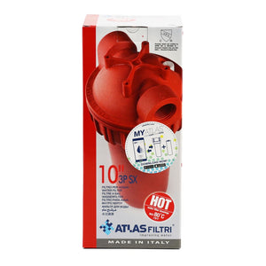 Atlas Filtri Senior Plus Hot Water Post Filter 10" Housing 3/4 FPT