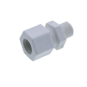 JACO 10-10-6-P-PG Polypropylene Male Connector 5/8 OD Tube x 3/8 MPT