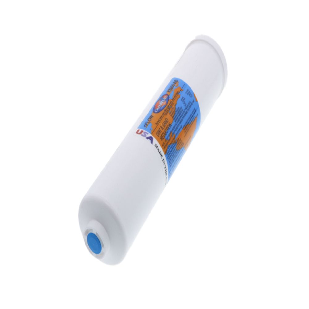 Omnipure Inline K5605-BB 5 mic Sediment Prefilter - 12" x 2.5" Filter - 1/4" FPT