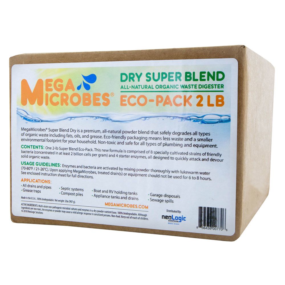 MegaMicrobes Dry Super Blend - Eco Pack 2LB