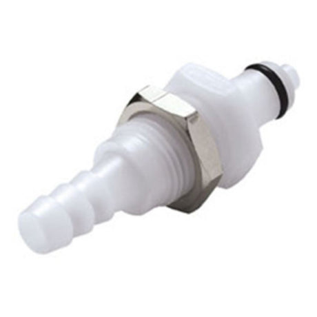 PMC4204 Panel Mount Hose Barb Coupling Insert 1/4 ID Barb