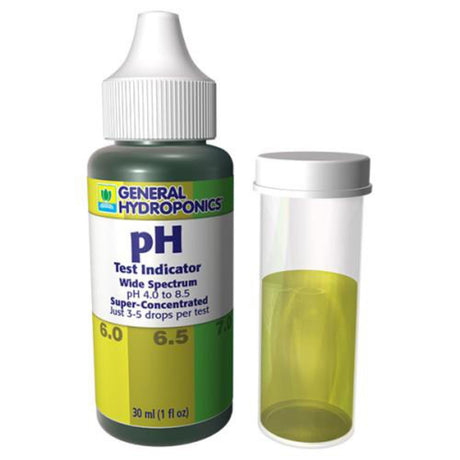 General Hydroponics GH1515 pH Test Kit 1 oz